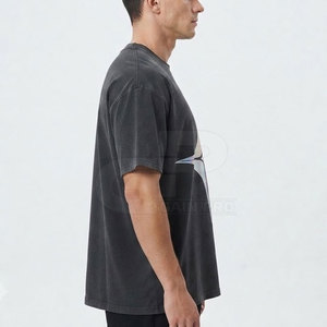 T-shirt imprimé réfléchissant pour hommes, en coton de qualité supérieure, col rond, décontracté, léger, élégant, vêtements d'été pour tous les jours - Product Image 5