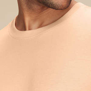 เสื้อยืดผู้ชายคุณภาพพรีเมียม ผ้าฝ้าย 100% สีพื้น เนื้อผ้านุ่ม ระบายอากาศได้ดี กันยับ เป็นมิตรกับสิ่งแวดล้อม สไตล์ลำลองแนวสตรีท - Product Image 5