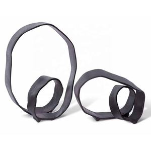 Vente chaude Moderne Abstrait En Aluminium Noeud Sculpture Élégante À La Main En Métal Sculpture pour Bureau À Domicile Salon - Product Image 3