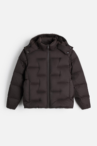 Nouvelle veste d'hiver matelassée à col haut et manches longues avec logo personnalisé, poignets élastiques, poches latérales zippées discrètes, idéale pour l'extérieur - Product Image 2