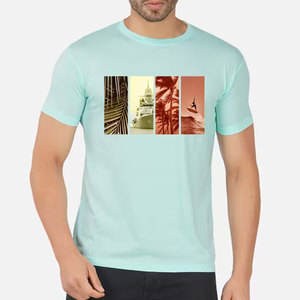 เสื้อยืดพิมพ์ลาย DTG แฟชั่นใหม่ขายส่งสำหรับผู้ชาย ปรับแต่งโลโก้ของคุณเอง ดีไซน์ล่าสุด เสื้อยืดพิมพ์ลาย DTG สำหรับผู้ชาย - Product Image 1