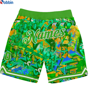Nuevos Pantalones Cortos Deportivos Vintage para Hombre, Transpirables, con Bordado, Retro, Lisos, de Doble Malla, Personalizados, para Baloncesto - Product Image 4