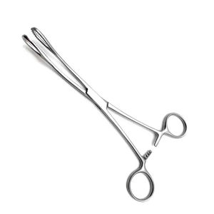 Pinzas Quirúrgicas de Alta Calidad de Acero Inoxidable para Sujetar Esponjas, Pinzas Uterinas y para Esponjas, Certificación CE - Product Image 1