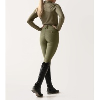 Culotte d'équitation pour femme 2026 tendance, professionnelle, légère, confortable, respirante, verte et absorbant la transpiration