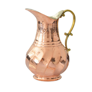 Jarra de Agua de Cobre Color Bronceado, Jarra de Agua de Cobre con Acabado Sólido, Jarra de Agua de Cobre al por Mayor a Precio de Fábrica - Product Image 1