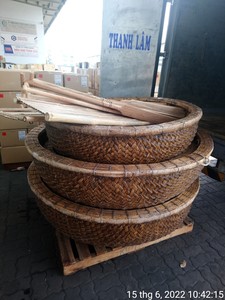 เรือไม้ไผ่แบบดั้งเดิมพร้อมที่นั่งและไม้พาย โรงงานเวียดนาม ผู้ผลิตขายส่งสำหรับส่งออก - Product Image 3