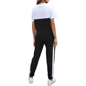 Conjunto Deportivo de Mujer en Color Sólido, Manga Larga, Capucha con Cremallera, Bolsillos Laterales, Material de Poliéster Transpirable, Ropa Casual de Otoño - Product Image 5