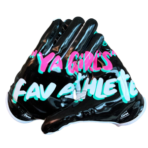 Guantes de Silicona 7v7 de Alta Calidad, Personalizados con la Bandera de Estados Unidos, para Fútbol Americano, Antideslizantes, Duraderos, con Logotipo de Goma para Jóvenes y Adultos - Product Image 1