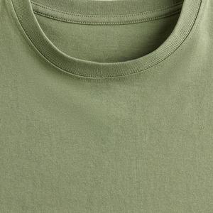 T-shirt tendance streetwear pour homme, effet délavé, coupe ample, 100% coton tricoté respirant, qualité supérieure, vêtements personnalisés - Product Image 6