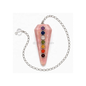 Péndulo de Jaspe Kambaba de 7 Chakras al por Mayor, Péndulo de Piedras Preciosas de los Siete Chakras para Meditación, Suministro al por Mayor a Nivel Mundial - Product Image 2