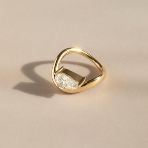 Elegant Pear Lab Grown Diamond Twist <b>Solitaire</b> <b>Ring</b> 925 Sterling <b>Silver</b> Engagement <b>Ring</b> Fine Jewelry Gift WomenXZ VVS Diam IGI - Product Image 6