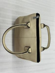 Bolso Tote de Viaje de Gran Capacidad para Mujer, en Cuero Granulado 100% Genuino OEM, Color Sólido, a la Moda - Product Image 4
