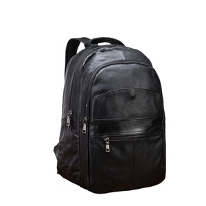 Mochila de Cuero para Portátil, Cómoda y con Múltiples Bolsillos, para Mujer, con Logotipo Personalizado, Estilo Militar - Product Image 1