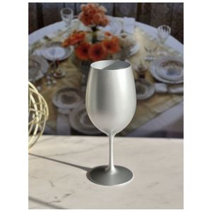 BPA Free 4 pezzi in plastica bicchiere da vino 20oz colore argento metallizzato infrangibile rosso e bianco bicchieri da vino - Product Image 3