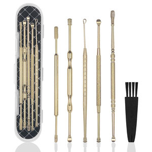 Customized Ear Wax Removal and Cleaning Set Handmade New Product with Golden Color Stainless Steel Ear Tools - Product Image 1