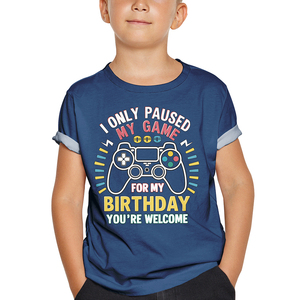 T-shirt unisexe pour enfants et garçons, 100 % coton peigné de qualité supérieure, nouvelle conception 2026, manches courtes, style décontracté, orienté export, service OEM - Product Image 1