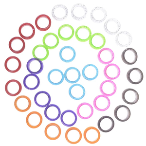 5pcs Professional Pet Grooming Scissors Protector Cutting Curved <b>Thinning</b> Shears Silicone Finger <b>Ring</b> 0.79 Inch Diameter - Product Image 2