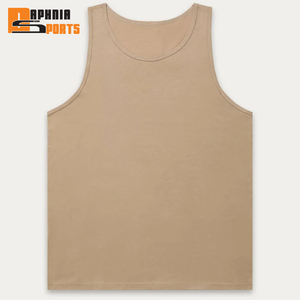 Camiseta Deportiva para Hombre, de Algodón/Poliéster, Secado Rápido, Transpirable, para Verano, Culturismo, Sin Mangas, Informal, Estilo Urbano - Product Image 1