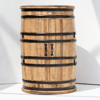 Meuble bar industriel Vandana Vesta Vertex, style moderne, métal et bois, pour la maison