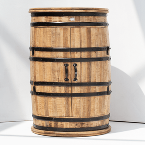 Meuble bar industriel Vandana Vesta Vertex, style moderne, métal et bois, pour la maison - Product Image 3