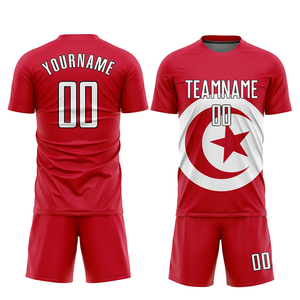 ชุดยูนิฟอร์มฟุตบอลพรีเมียม ชุดเสื้อฟุตบอลแบบกำหนดเอง ผู้ผลิตเสื้อผ้า OEM ชุดฟุตบอลแบบกำหนดเอง เสื้อทีมแบบกำหนดเอง - Product Image 1