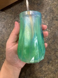 แจกันเรซิ่นทำมือ: แจกันตกแต่งสำหรับดอกไม้และที่วางแปรง - Product Image 2