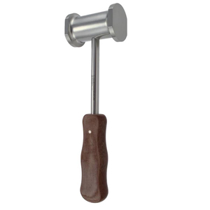 Maillets orthopédiques chirurgicaux en acier de haute qualité, 500 grammes, avec manche en bois et têtes en disque d'acier - Product Image 1