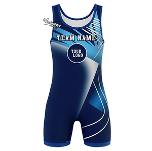 Custom Front Spandex Wrestling <b>Singlets</b> Stretch Lightweight Compression Fit Durable Training OEM Service Quick Dry Breathable - Product Image 3
