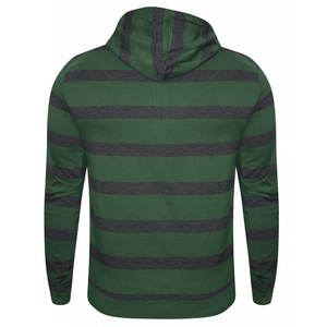 Sweat à capuche zippé brodé personnalisé de haute qualité pour l'hiver, 100 % coton, grandes tailles pour hommes, vente en gros OEM - Product Image 3