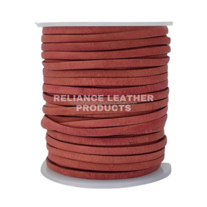 Antique plat cordon en cuir véritable peau de vache Vintage dentelle fabrication de bijoux artisanat tressage nouage breloques résultats en gros - Product Image 1