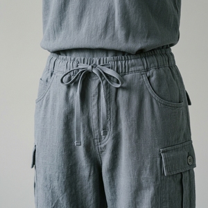 Ensemble de blouses médicales unisexes, uniforme extensible, haut et pantalon, bordure contrastée, infirmière, médecin, vêtements de travail d'hôpital, sergé de polyester - Product Image 4