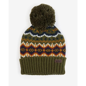 Unisex Jacquard Knit Beanie Hat Geometric Pattern Pom Pom <b>Winter</b> Warm <b>Cap</b> Casual Style for Adults - Product Image 2