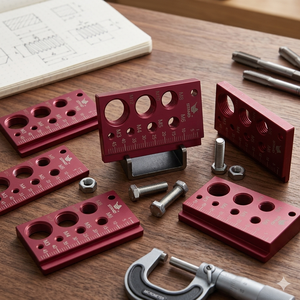 Metric <b>Thread</b> Checker Tool – Aluminum Nut & Bolt Size <b>Gauge</b>, Right-Hand <b>Threads</b>, Accurate & Long-Lasting - Product Image 1