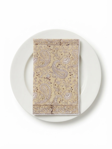 Traditional <b>Square</b> Floral Paisley Cotton Cloth Napkin Foldable Dinner <b>Tablecloth</b> Dining Table Decor Home Kitchen - Product Image 4