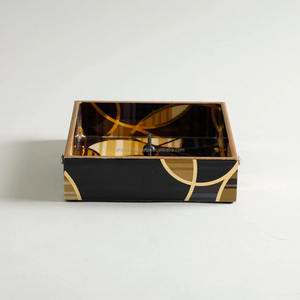 Caja de pañuelos recubierta de esmalte hecha a mano con diseño floral impreso, perfecta para tocador, dormitorio y comedor - Product Image 6