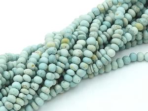 Mexican <b>Turquoise</b> <b>Bead</b>-Smooth Polished-Handmade Irregular Shape <b>Bead</b>-16Inch Strand-Third Party Certified-For Making Stone - Product Image 2