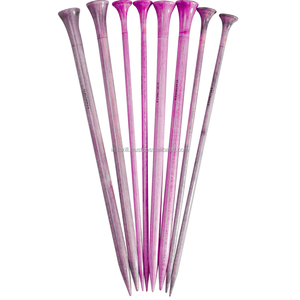 Ensemble d'aiguilles à tricoter de 4 mm 35 cm, pointe simple et circulaire, aiguille droite pour pull, sûre et lisse pour le fil et la main - Product Image 2