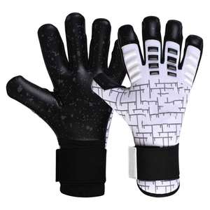 Gants de football professionnels de haute qualité Direct Factory pour adultes et jeunes, gants de gardien de but en latex à super adhérence pour une utilisation en extérieur - Product Image 3