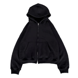 OEM 2026 Nouveau Sweat à Capuche Zippé Streetwear Personnalisé avec Logo Brodé Homme Femme Manches Unies Imprimées Oversize en Coton Molletonné - Product Image 5