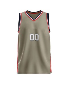Maillot de basket personnalisé sans manches, col en V, blanc et gris, impression sublimée, numéro d'équipe 00, évacuation de l'humidité, vêtements unisexes pour adultes - Product Image 2