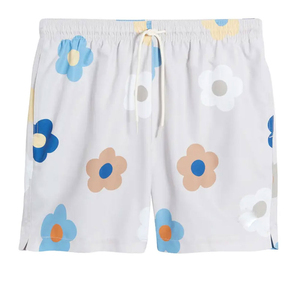 Custom <b>Men</b> Floral Print Beach Shorts Quick Dry Swim <b>Trunks</b> Elastic Waist Summer Casual Swimwear OEM ODM Supplier - Product Image 1