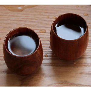 Premium Acacia Wood Wooden Cup for Coffee & Tea Eco-Friendly Handmade Natural <b>Drinkware</b> Custom Logo Factory Wholesale - Product Image 2