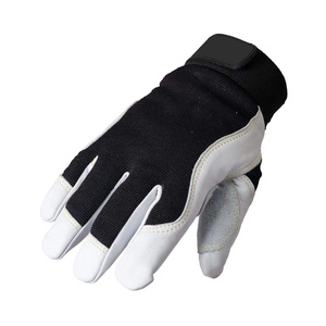 Guantes de Mecánico de Piel de Cabra al por Mayor con Forro de Spandex y Aramida en la Parte Posterior, Resistentes al Calor y a las Chispas, Guantes Duraderos para Jardinería - Product Image 2