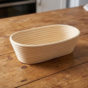 Rattan Banneton Linen Handmade Sourdough Proofing Basket with Natural Liner for Bakery Wholesale OEM Manufacturer Vietnam - Product Image 1