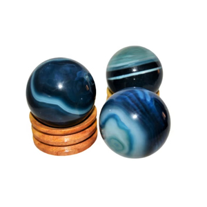 Esferas de Ágata Calcedonia Azul Hechas a Mano, Venta al por Mayor, Cristales Naturales, Rocas de Jade, Minerales Decorativos, Amuletos de Feng Shui - Product Image 3