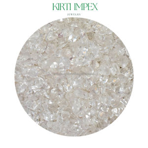 Wholesale Polished 4-7 MM Clear Quartz Undrilled Polished Raw Chips High Quality Natural Gemstone Carved Art <b>Craft</b> Tumbled <b>Gems</b> - Product Image 1