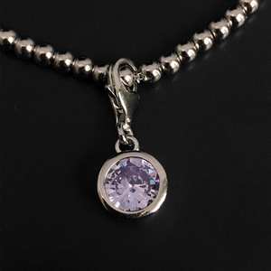 Birthstone <b>Set</b> Charm <b>Bracelet</b> Sterling <b>Silver</b> Alexandrite June Birthstone Gemstone Gift For Women - Product Image 1