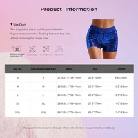 Femmes Booty Shorts Stretchy Shorts Jambe Droite Pantalon Chaud Pour Pole Dance Club Party Jazz Dance Dance Party Stage Performance