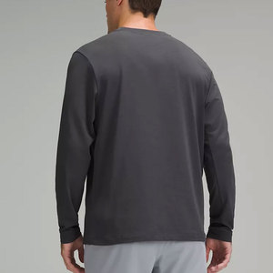 Camiseta de Hombre de Manga Larga, Material Resistente y Rico en Algodón, Estilo Moderno para Uso Diario, Ropa Casual con Costuras Resistentes - Product Image 3