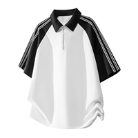 Polo homme personnalisé de haute qualité pour un usage décontracté, respirant, grandes tailles, collection essentiels d'été, style streetwear.